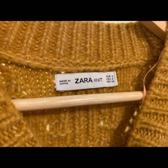 Zara mustard sweater - Picture 4 of 4